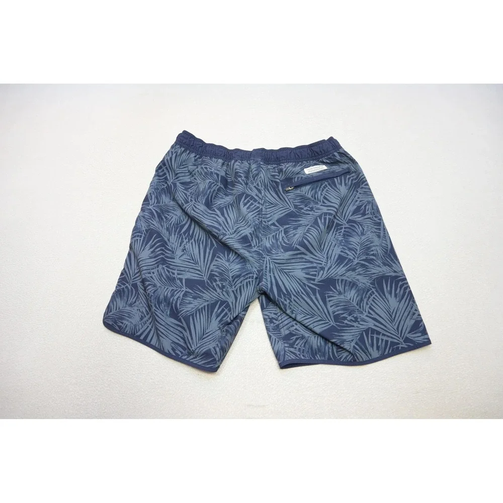 Fair Harbor Swim Shorts‎ Mens XL Navy Blue Palm Floral Board Trunks Lined